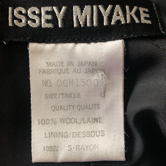 RARE archive Issey Miyake paint stitch fabric design stripe detail jacket - Picture 9 of 12